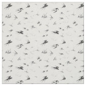 レトロのつばめの鳥の自然動物 ファブリック (見本)