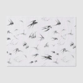 レトロのつばめの鳥の自然動物 薄葉紙