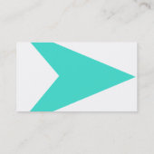 レトロのまばたきビジネスパンチカードビジネス ロイヤリティカード (裏面)