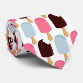 レトロのアイスクリームバー ネクタイ (ロール)