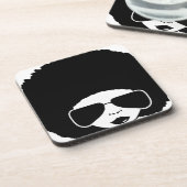 レトロのアフリカの女の子 コースター (左側)