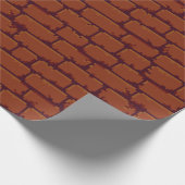 レトロのアーケード|のビデオゲームのフラッシュバックのレンガ壁 ラッピングペーパー (角)