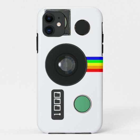 レトロのインスタントカメラ Case-Mate iPhoneケース (裏面)