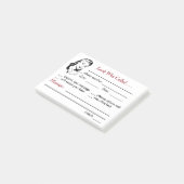 レトロのオフィスのメモの付箋 ポストイット (アングル)