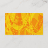 レトロのオレンジ 名刺 (裏面)