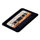 レトロのオーディオテープ50歳の誕生日マグネットを保存 マグネット (左側)