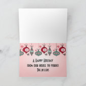 レトロのオーナメント シーズンカード (内部)