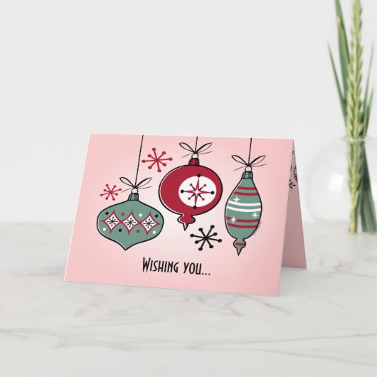 レトロのオーナメント シーズンカード (正面)