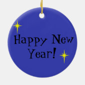 レトロのオープンハウスのパーティーのクリスマスのオーナメント セラミックオーナメント (裏面)