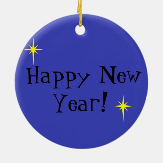 レトロのオープンハウスのパーティーのクリスマスのオーナメント セラミックオーナメント (裏面)