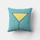 レトロのカクテルの枕 クッション (裏面)