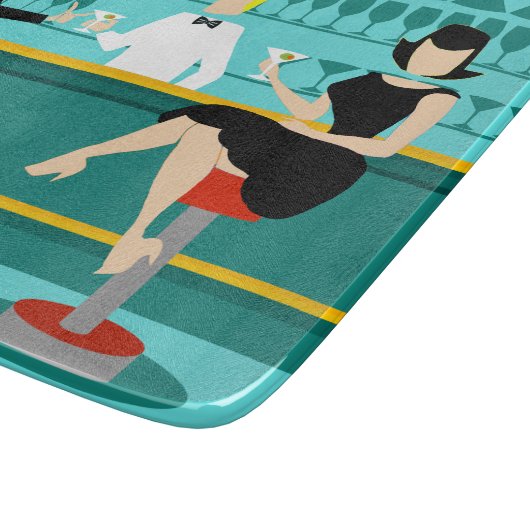 レトロのカクテルラウンジのまな板 カッティングボード (角)