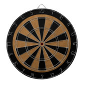 レトロのカスタムなスエード ダーツボード (正面)