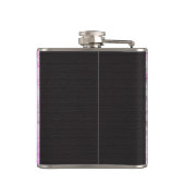 レトロのカスタムなフクロウ フラスク (裏面)