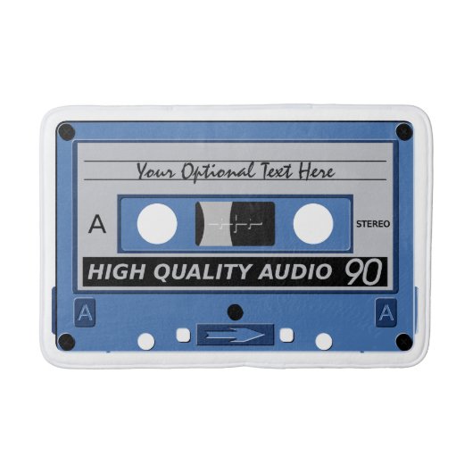 レトロのカセットテープのカスタムなバス・マット バスマット (正面)