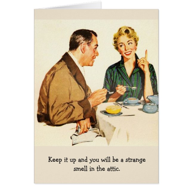 レトロのカップル-アチックの奇妙な臭い、 (正面)