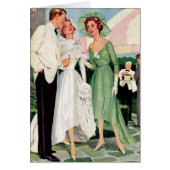 レトロのカップル-全体にわたって結婚すればそれはあります、 (正面)