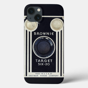 レトロのカメラのブラウニーターゲット iPhone 13ケース