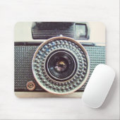 レトロのカメラ マウスパッド (マウス)
