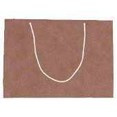 レトロのカラフルでカスタムなフクロウ ラージペーパーバッグ (裏面)