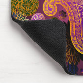 レトロのカラフルで美しいBohoのボヘミア人のペイズリー マウスパッド (コーナー)