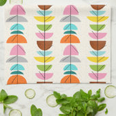 レトロのカラフルの巣の台所タオル キッチンタオル (折り畳み)