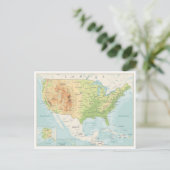 レトロのカラーマップ ポストカード (スタンド正面)