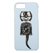 レトロのキット猫の時計箱 Case-Mate iPhoneケース (裏面)