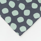 レトロのキツネ フリースブランケット (角)