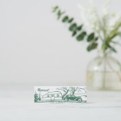 レトロのキャンピングカーのテレホンカード コーリングカード (スタンド正面)