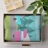 レトロのキャンピングカー/トレーラーおよび車のティッシュペーパー 薄葉紙 (ギフト)