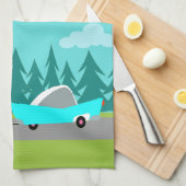 レトロのキャンピングカー/トレーラーおよび車の台所タオル キッチンタオル (四つ折り)