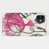 レトロのクリスマスのiPhoneの場合 Case-Mate iPhoneケース (裏面(横))