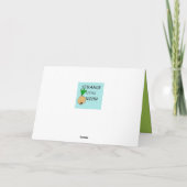 レトロのクリスマスツリーの農場のクリスマスカード シーズンカード (裏面)