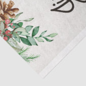 レトロのクリスマスディアーとキャンディケーン 薄葉紙 (詳細)