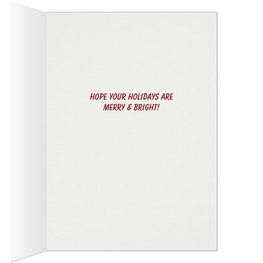 レトロのクリスマスレター (内側 (右))