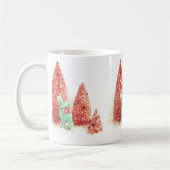レトロのクリスマス コーヒーマグカップ (左)