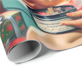 レトロのクリスマス ラッピングペーパー (ロールコーナー)