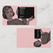 レトロのクリップボード 名刺 (正面/裏面)