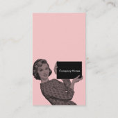 レトロのクリップボード 名刺 (裏面)