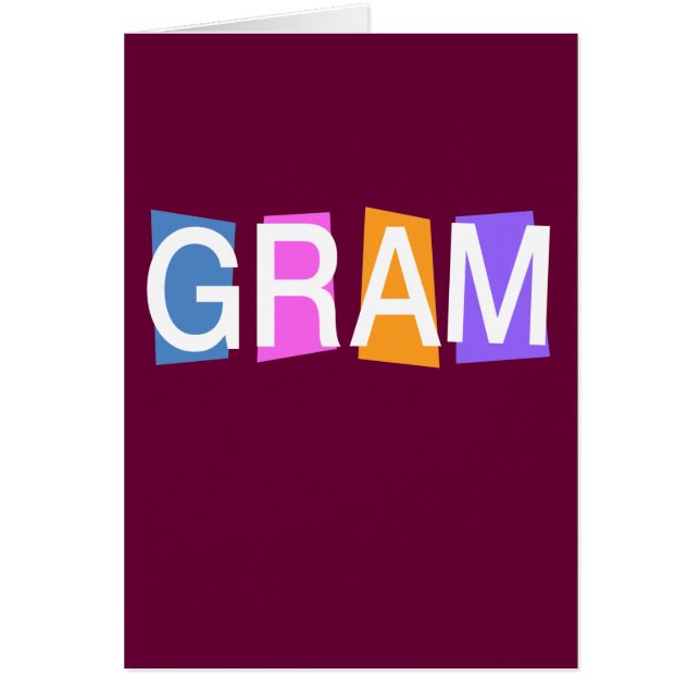 レトロのグラム (正面)