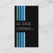 レトロのグランジな名刺 名刺 (裏面)