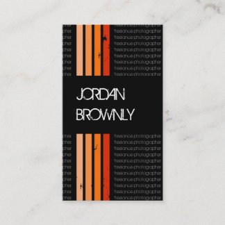 レトロのグランジな名刺 名刺