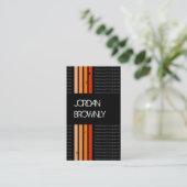 レトロのグランジな名刺 名刺 (スタンド正面)