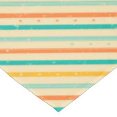 レトロのグランジな縞模様 テーブルクロス (アングル)