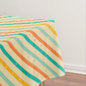 レトロのグランジな縞模様 テーブルクロス (インサイチュ)