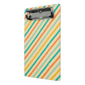 レトロのグランジな縞模様 ミニクリップボード (アングル2)