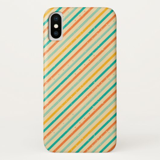 レトロのグランジな縞模様 Case-Mate iPhoneケース (裏面)