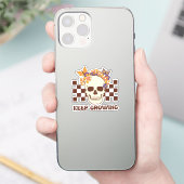 レトロのグルービハロウィン保成長 シール (スマートフォン)