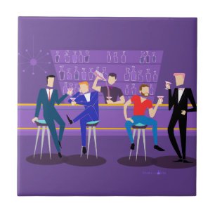 レトロのゲイバーのセラミックタイル タイル